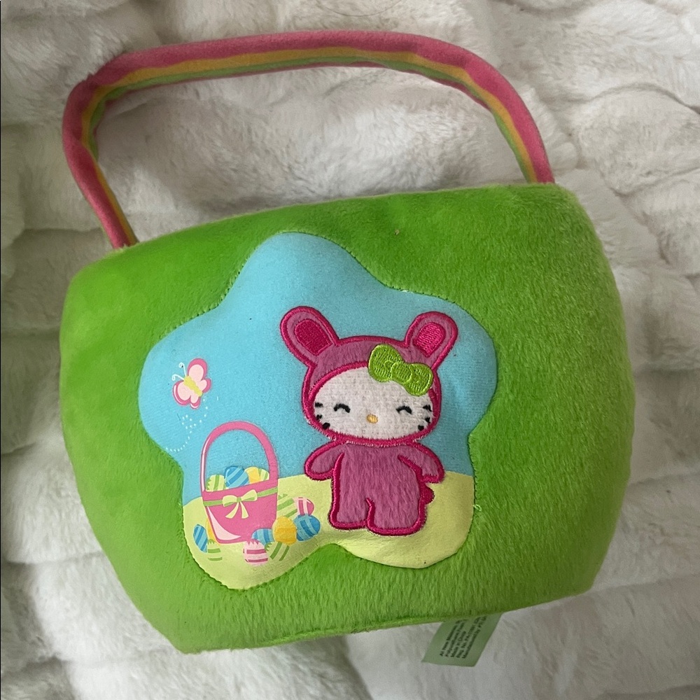 Easter Basket Hello Kitty Plush